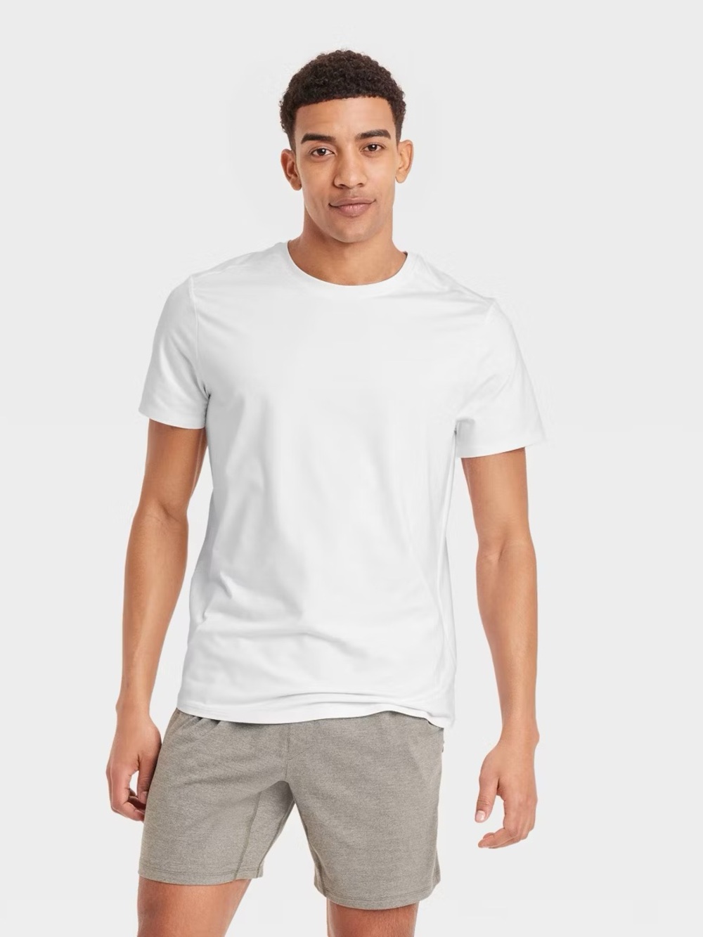 Men's Soft Stretch T-Shirt - All In Motion Moisture Wicking, UPF 50+
